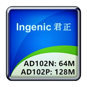 AD102 君正科技双核MIPS 64Bit1.2Ghz多功能处理，集成128M DDR和音视频编解码，高性能HMI显示，广泛应用于无线同屏，PC副屏，数码相框等领域